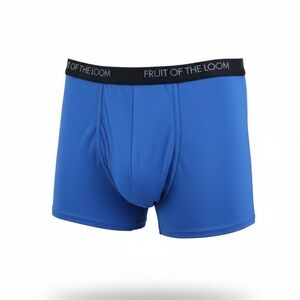 6 Pack Fruit of the Loom Men's Blue Boxer Briefs